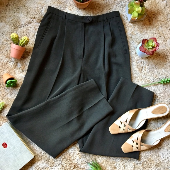 {Vintage Giorgio Armani} 100% Virgin Wool Trousers - Picture 4 of 8